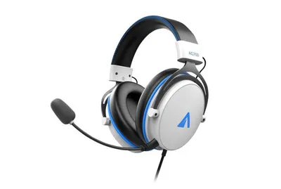 ABYSM AG700 Pro 7.1 Auriculares Alámbricos Diadema Juego Azul Blanco