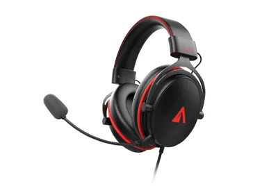 ABYSM AG700 Pro 7.1 Auriculares Diadema Alámbrico Juego Negro Rojo