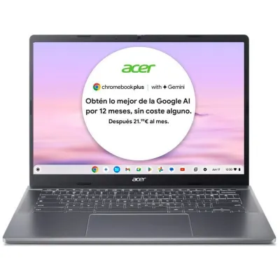 Acer Chromebook Plus 514 CB514-3H-R81B AMD Ryzen 3 7320C 8GB 256GB SSD 14 pulgadas