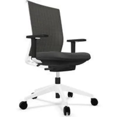 Actiu Stay Serie 30 Silla de Oficina Respaldo Tejido Técnico Harlequin Blanca/Negra