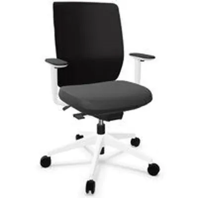 Actiu Trim 30 Silla de Oficina Blanca/Negra