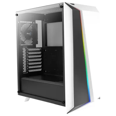 Aerocool CYLONPROWG Midi Tower Blanco