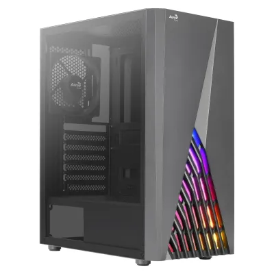 Aerocool DELTABKV1 ATX RGB Negra Ventana Lateral