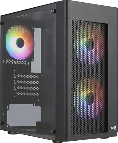 Aerocool HEXFORMBKV2 Micro ATX 3x FRGB Negro