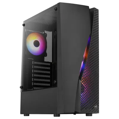 Aerocool WAVEBKV2 Cristal Templado 4 Ventiladores FRGB Negro