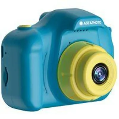 AgfaPhoto Realikids Cam Mini Cámara Infantil 12MP Azul/Amarillo
