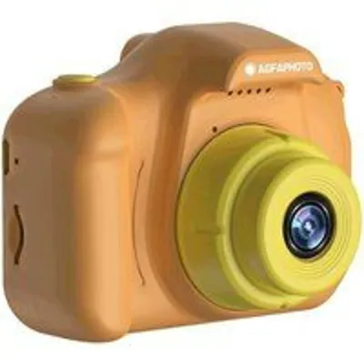 AgfaPhoto Realikids Cam Mini Cámara Infantil 12MP Naranja/Amarillo