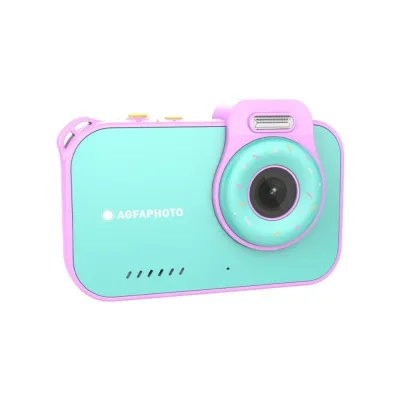 AgfaPhoto Realikids Cam Waterproof 2 Cámara Digital Compacta 12MP Sumergible Juegos Creativos