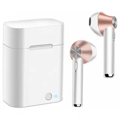 Akashi Altpnkearb Auriculares Bluetooth Blanco Rosa