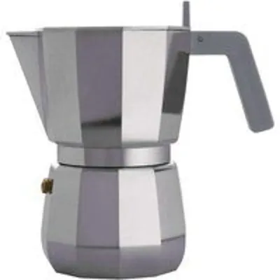 Alessi Moka Cafetera Italiana 6 Tazas Plata