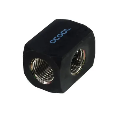 Alphacool 17030 HF TEE G1/4 Conector Round Negro