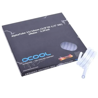 Alphacool AlphaTube HF 13/10 Manguera Transparente 3/8"ID 1m