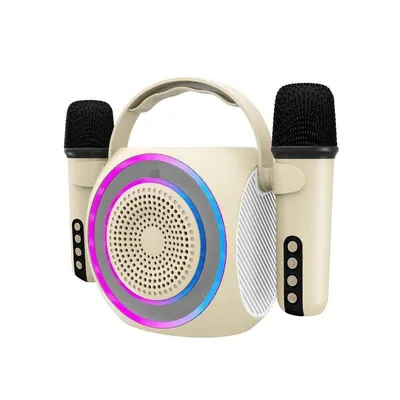 Altavoces Celly Portátiles Inalámbricos 6 W Bluetooth con micrófonos y luces RGB
