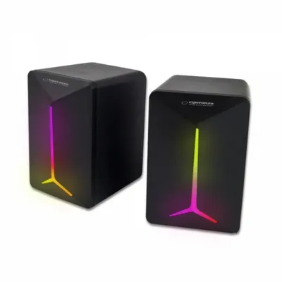 Altavoces Esperanza Alámbricos 5W con retroiluminación y USB