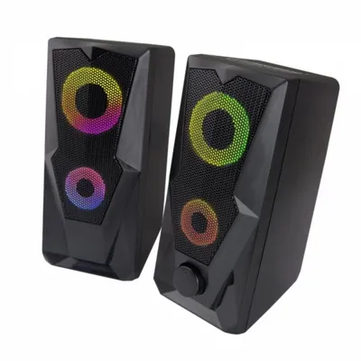Altavoces Esperanza Alámbricos 6W para estudio con USB y salida de auriculares
