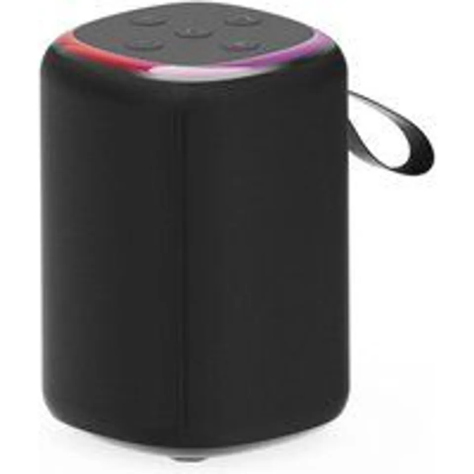 Altavoces Gembird Portátiles Inalámbricos Bluetooth 5W con luces LED RGB y manos libres