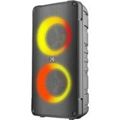 Altavoces Kodak Karaoke Bluetooth 3000mAh TWS con micrófono inalámbrico y luces disco