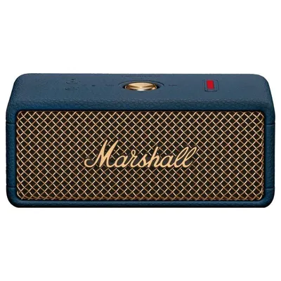 Altavoces Marshall Estéreo Inalámbricos Bluetooth 60W con diseño compacto azul