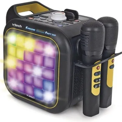 Altavoces VTech Karaoke Portátil Bluetooth 40W con 2 micrófonos inalámbricos con efectos de voz