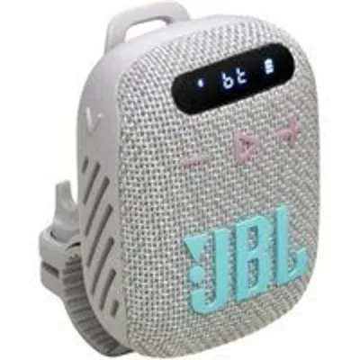 Altavoz Bluetooth JBL Wind 3 Pantalla LED Montaje Manillar Múltiples Fuentes Gris