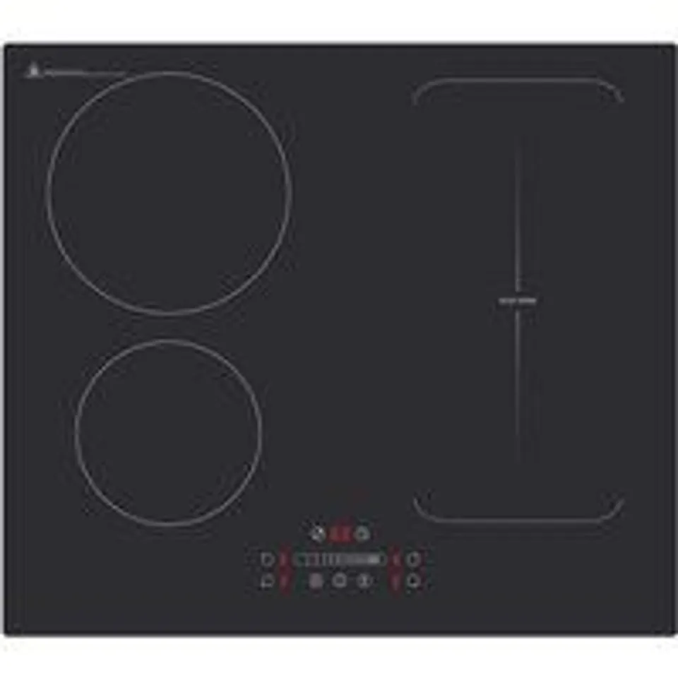 Amsta AMTI641F Placa de Inducción 1 Zona Flexible 4 Fuegos 60cm 7400W Negra