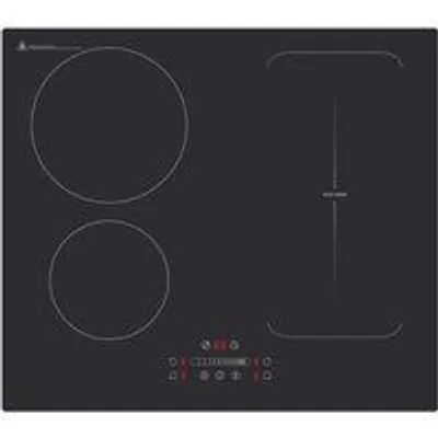 Amsta AMTI641F Placa de Inducción 1 Zona Flexible 4 Fuegos 60cm 7400W Negra