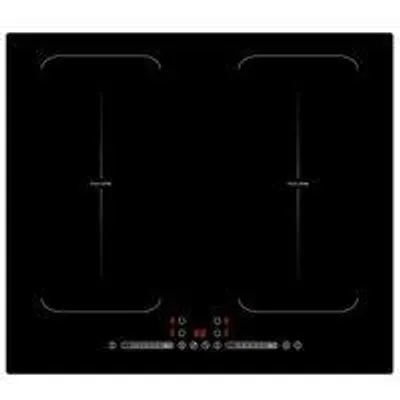 Amsta AMTI642F Placa de Inducción 2 Zonas Flexibles 4 Fuegos 60cm 7400W Negra