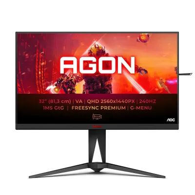 AOC AGON5 AG325QZN/EU 31.5" QHD Gaming Monitor - Black