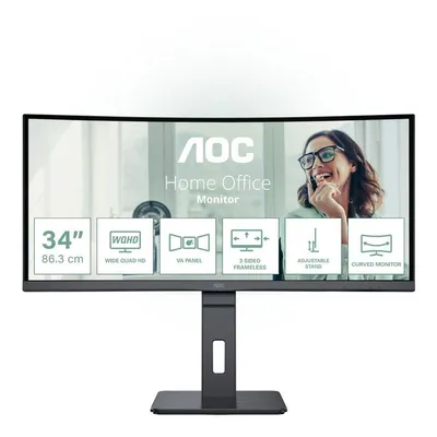 AOC CU34P3CV Monitor 34" 3440×1440 UWQHD LED