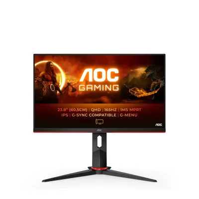 AOC G2 Q24G2A/BK Monitor LED 23.8" Quad HD Negro Rojo