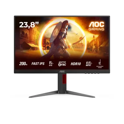 AOC G4 24G4HA pantalla para PC 60,5 cm (23.8") 1920 x 1080 Pixeles Full HD LED Negro, Rojo