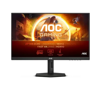 AOC G4 Q27G4XN 27" QHD (2560×1440) LCD Monitor - Black/Grey