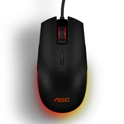 AOC GM500 Ratón Gaming Ambidextro Óptico 5000 DPI