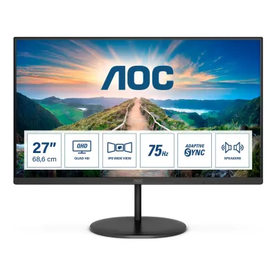 AOC V4 Q27V4EA 27" 2K Ultra HD 2560x1440 LED Negro