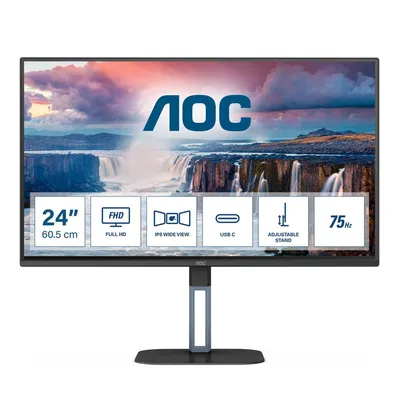 AOC V5 24V5C/BK Pantalla PC 23.8" LED Full HD Negro