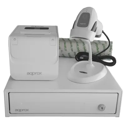Approx appPOSPACK3380WH2D Thermal Printer USB/LAN AutoCutter