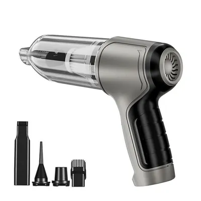 Aspiradora sin cable 5 en 1 120W Filtro HEPA Compacta con inflador y soplador