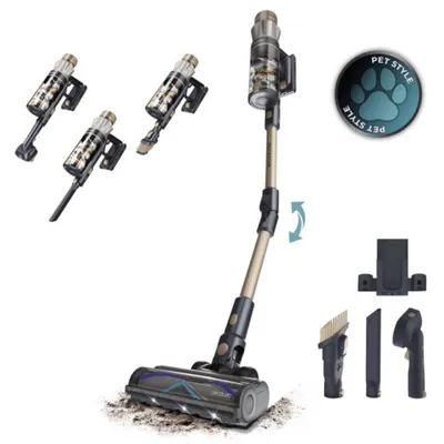 Aspiradora sin cable Cecotec Conga Rockstar RS90 Pet Flex 600 W 160 AW Tubo Flexible LED