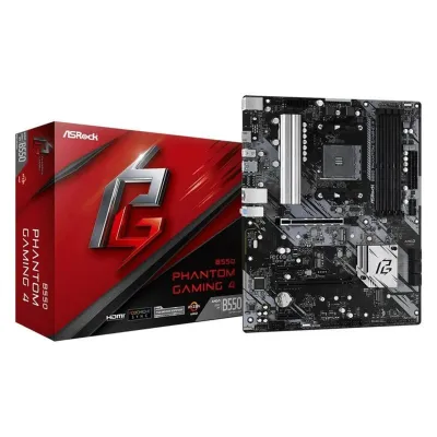 Asrock B550 Phantom Gaming 4 AM4 Ryzen 5000 DDR4-4000
