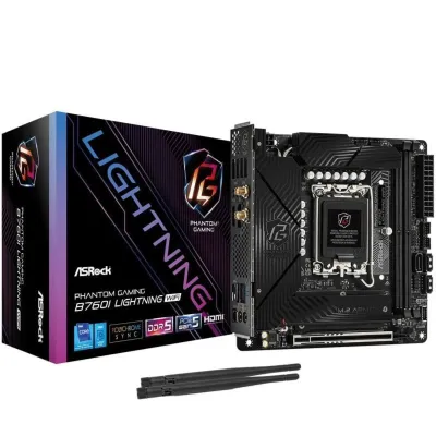 ASRock B760I Phantom Gaming Lightning Mini ITX DDR5 WiFi
