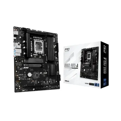 ASRock B860 Pro-A ATX LGA1851 DDR5 M.2 PCIe3.0 2.5GbE