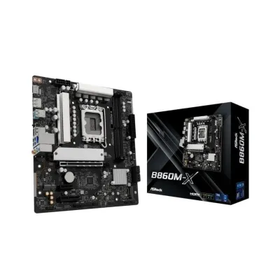 Asrock B860M-X Micro ATX LGA1851 DDR4 PCIe 3.0 M.2