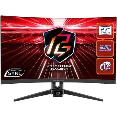 AsRock PG27F15RS1A 27" FHD 240Hz Curved LED Monitor