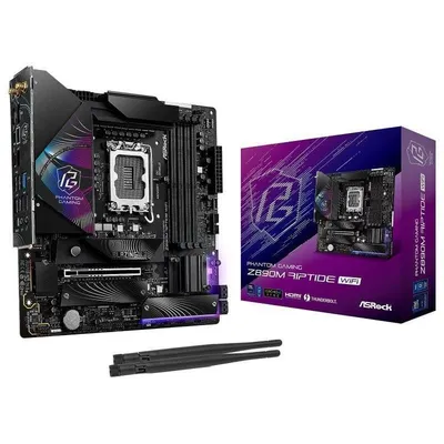 ASRock Z890M Riptide Micro ATX LGA1851 WiFi DDR5 TB4