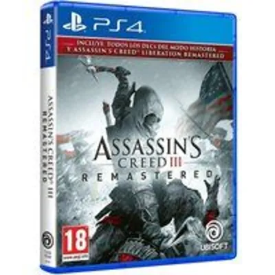 Assassins Creed III + Assassins Creed Liberation Remastered PS4