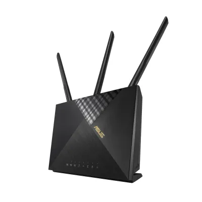 ASUS 4G-AX56 Router Inalámbrico Doble Banda Gigabit Ethernet Negro
