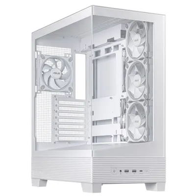 ASUS A31 Plus TG ARGB Blanco Mid-Tower
