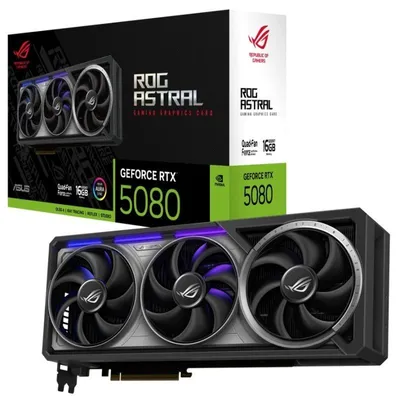 ASUS ROG Astral GeForce RTX 5080 16GB GDDR7 Reflex 2 RTX AI DLSS4