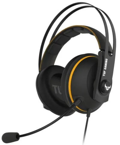 ASUS TUF Gaming H7 Auriculares Alámbricos Negro/Amarillo