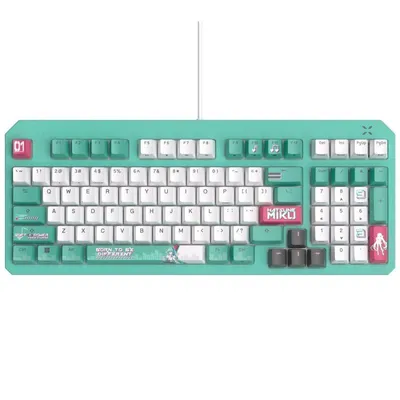 ASUS TUF Gaming K3 Gen II Hatsune Miku Edition teclado Juego USB Multicolor